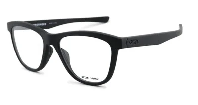 New OAKLEY GROUNDED Eyeglasses | OX8070 0653 - Satin Black / Clear Demo Lens