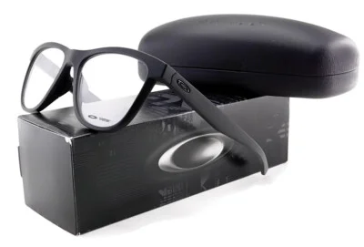 New OAKLEY GROUNDED Eyeglasses | OX8070 0653 - Satin Black / Clear Demo Lens 2