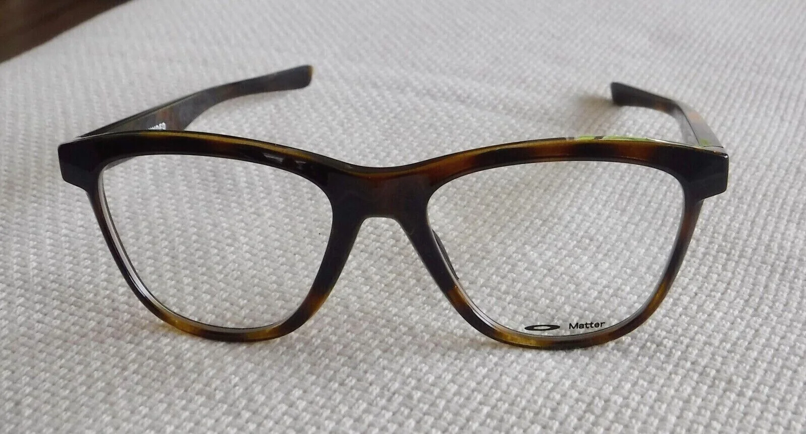 *Oakley Grounded Eyeglasses Tortoise Frames with Clear Lens OX 8070-0253 / 53-17 3