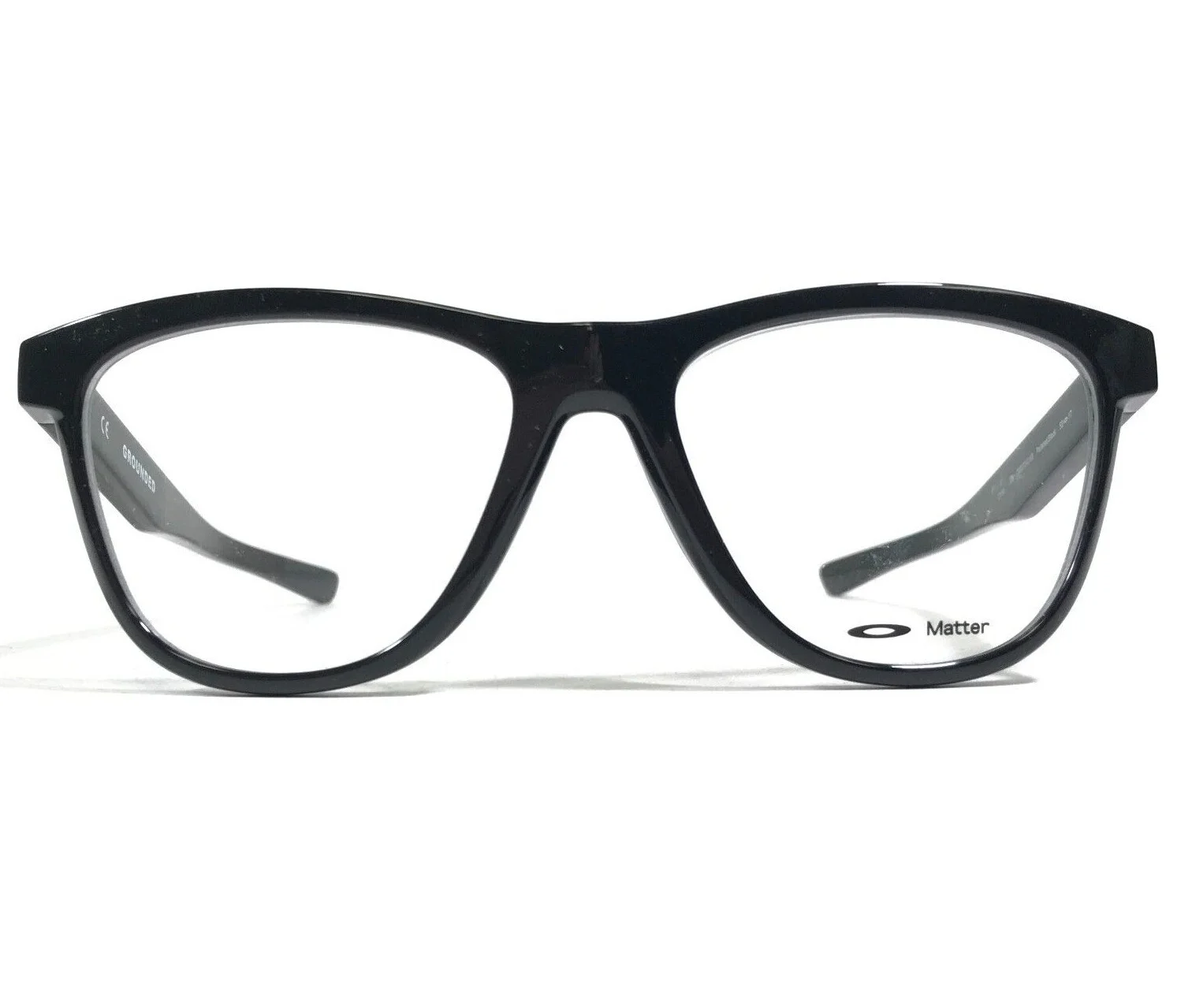 Oakley GROUNDED OX8070-0153 Polished Black Eyeglasses Frames Round 53-17-136