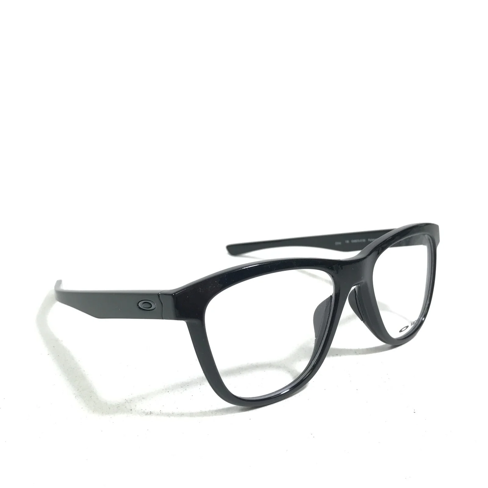 Oakley GROUNDED OX8070-0153 Polished Black Eyeglasses Frames Round 53-17-136 2