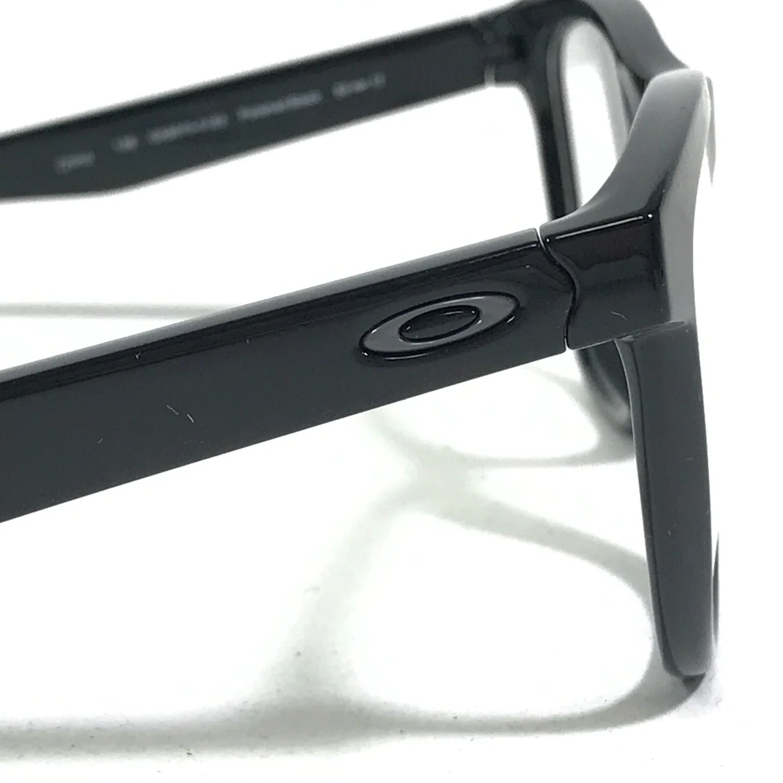 Oakley GROUNDED OX8070-0153 Polished Black Eyeglasses Frames Round 53-17-136 4