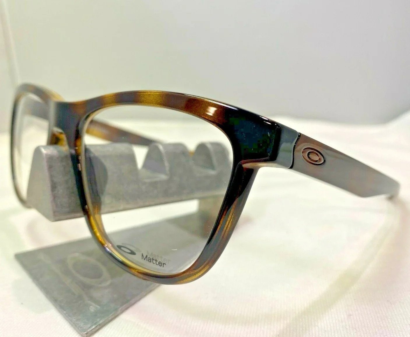 OAKLEY GROUNDED OX8070-0253 EYEGLASS FRAMES POLISHED TORTOISE [53-17-136] NEW