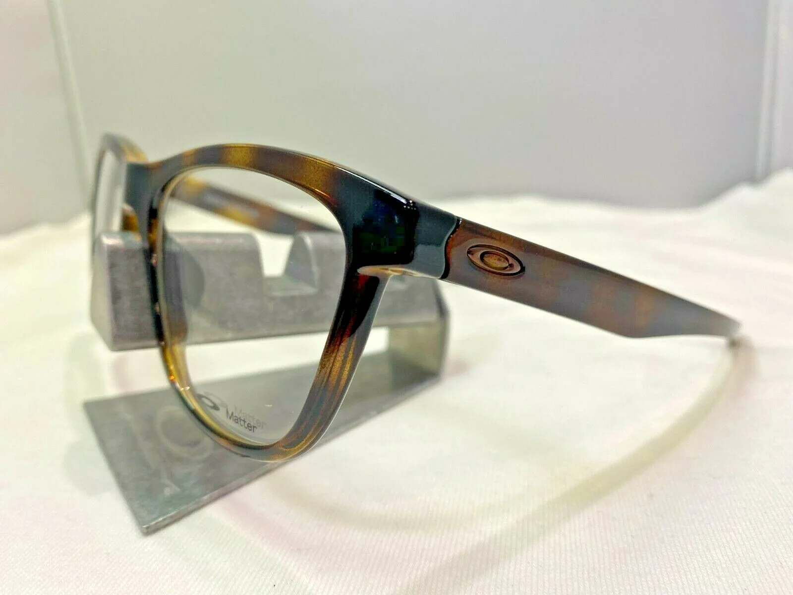 OAKLEY GROUNDED OX8070-0253 EYEGLASS FRAMES POLISHED TORTOISE [53-17-136] NEW 2