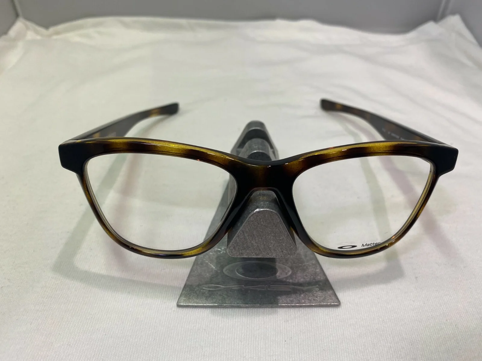OAKLEY GROUNDED OX8070-0253 EYEGLASS FRAMES POLISHED TORTOISE [53-17-136] NEW 3