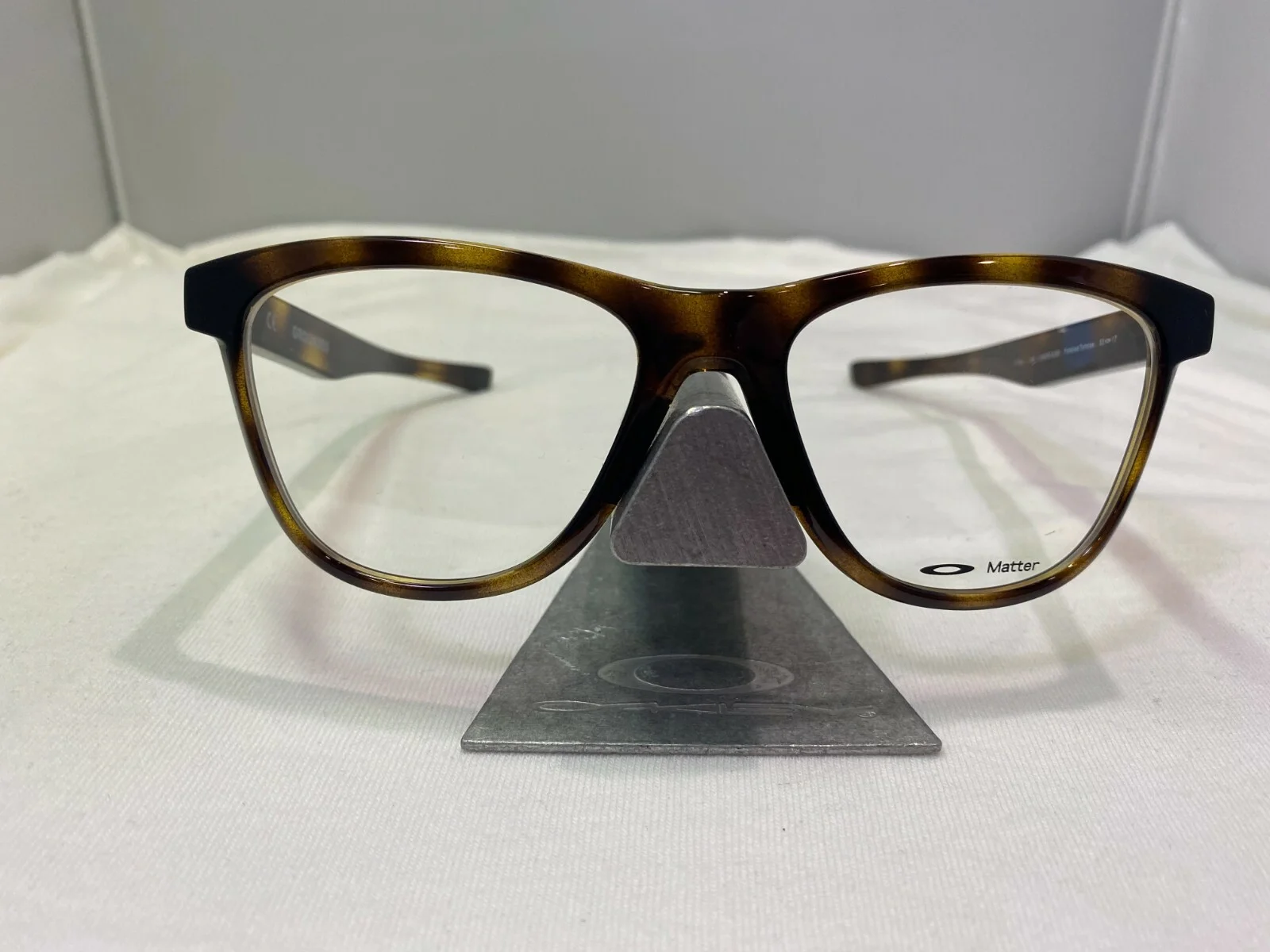 OAKLEY GROUNDED OX8070-0253 EYEGLASS FRAMES POLISHED TORTOISE [53-17-136] NEW 4