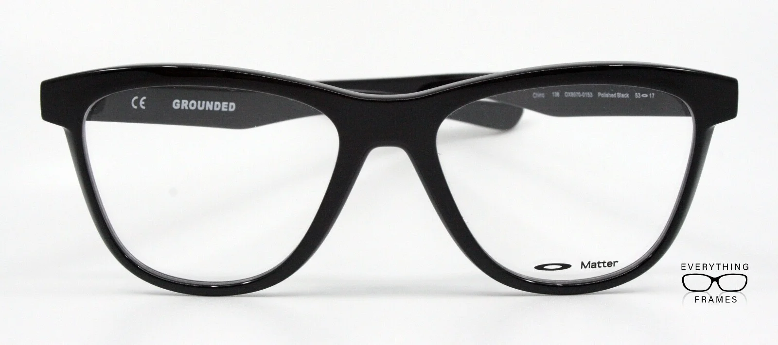 Oakley Grounded Satin Black Frame OX8070-0653 53-17-136 Rx Eyeglasses A 4